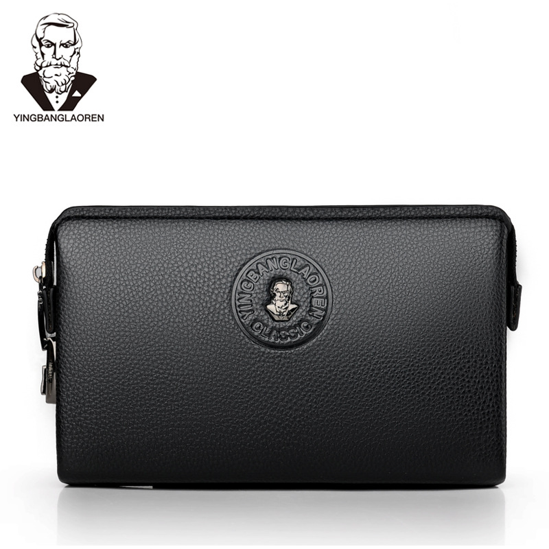 Leather Wallet Men - Мужские длинные кошельки для денег, чехлы