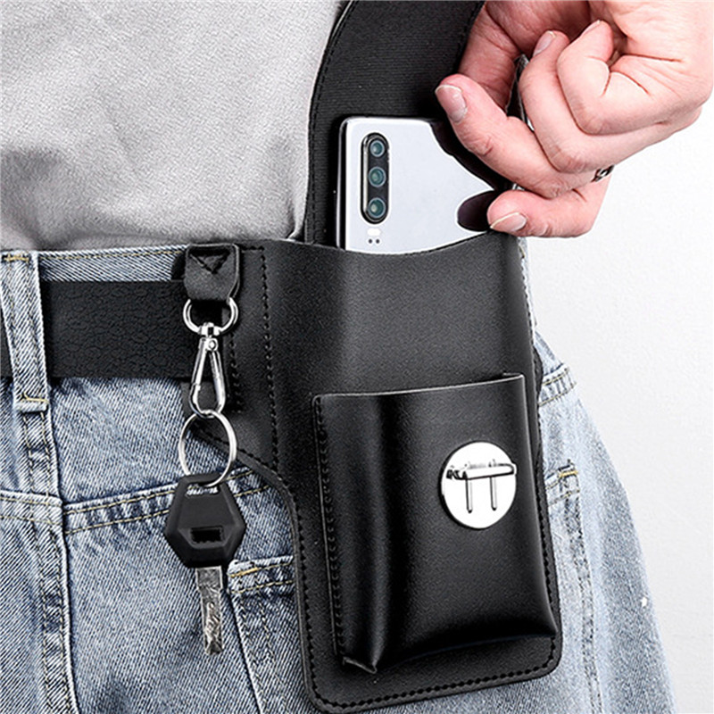 Мужская сумка на ремне для тел – обзор и цена Leather Wallet Men
