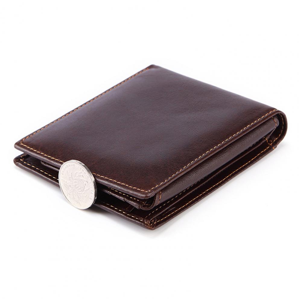 Винтажный держатель для карт с – обзор и цена Leather Wallet Men
