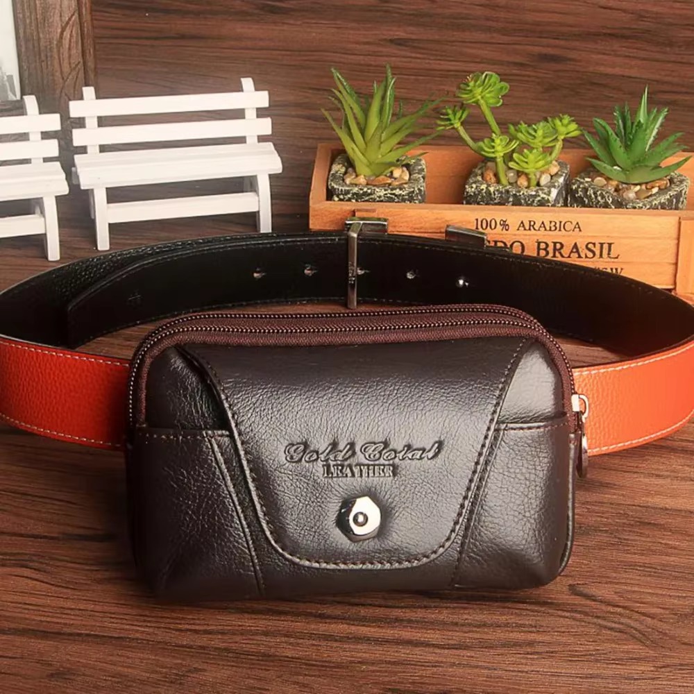 Мужская сумка-кошелек из натур – обзор и цена Leather Wallet Men