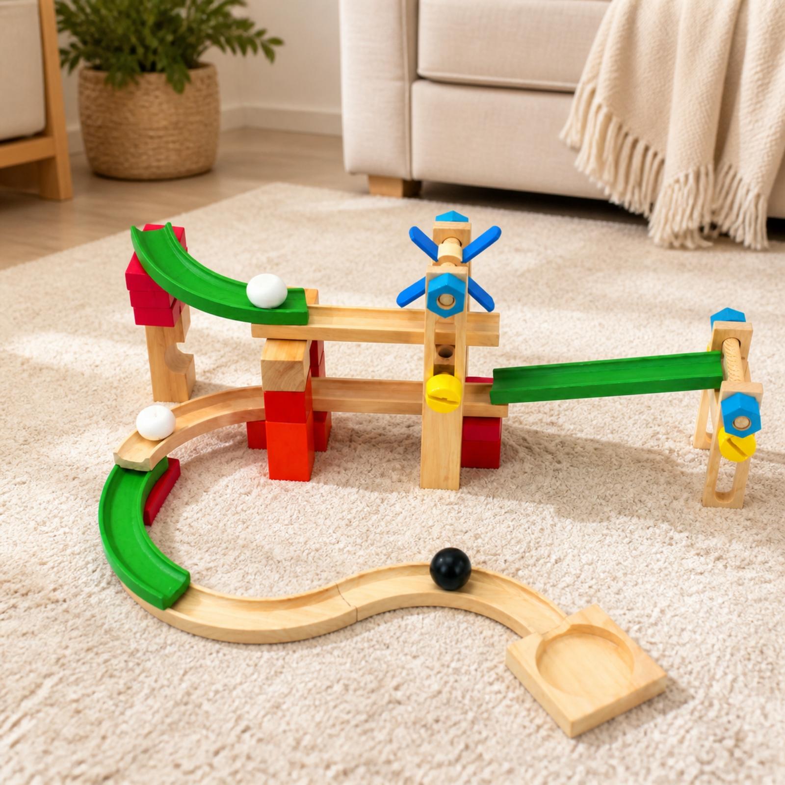 Деревянная дорожка для мраморн – обзор и цена Marble Coaster Set