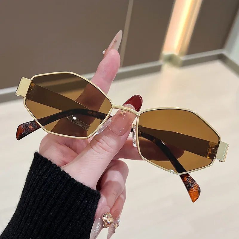 Модные многоугольные солнцезащ – обзор и цена Sunglasses Uv400