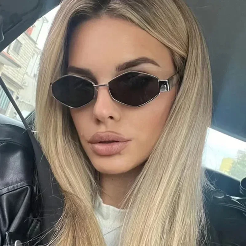 Модные многоугольные солнцезащ – обзор и цена Sunglasses Uv400
